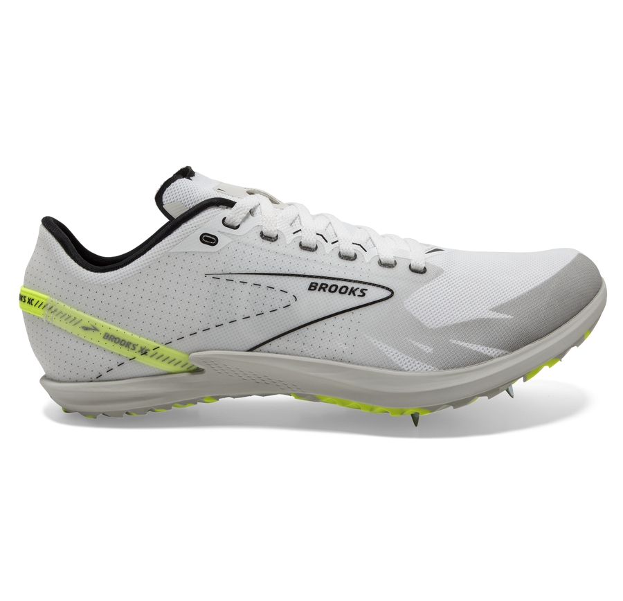 Brooks Womens Running Shoes Nz - Draft XC White/Grey ( STQGF6129 )